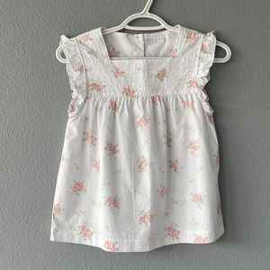 Girl 9-11Yr English Rose Summer Blouse